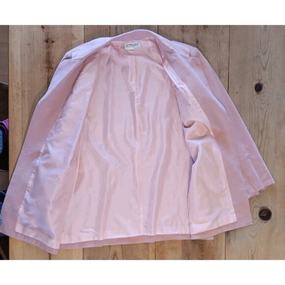 Ultra Suede Blazer Womens 20 Pink Vintage 80’s Career Retro Preppy Barbiecore - Picture 5 of 7